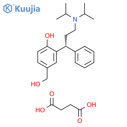5-Hydroxymethyl Tolterodine Succinate structure
