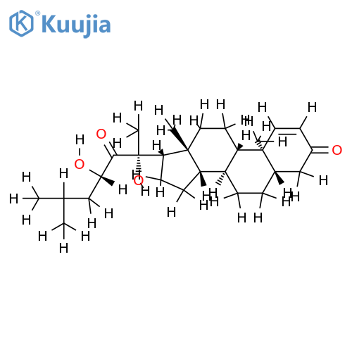 20beta,23S-dihydroxycholest-1-ene-3,22-dione structure