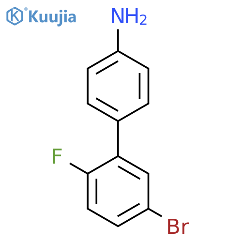 4-(5-bromo-2-fluorophenyl)aniline structure