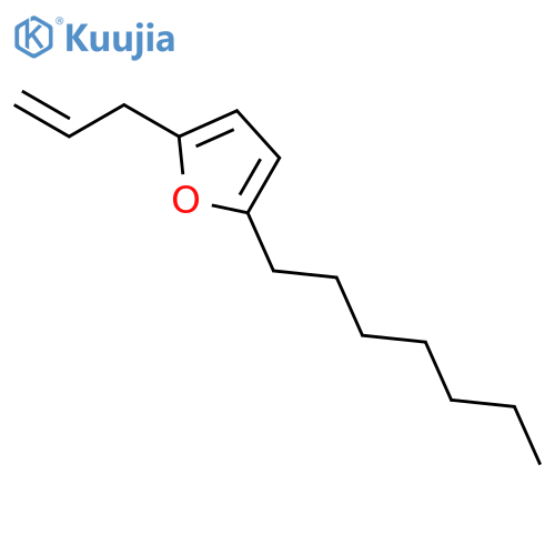 Furan, 2-heptyl-5-(2-propenyl)- structure