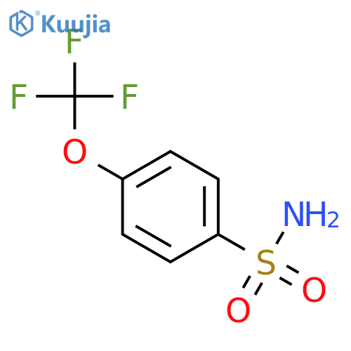 4-(trifluoromethoxy)benzene-1-sulfonamide structure