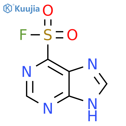 9H-purine-6-sulfonyl fluoride structure