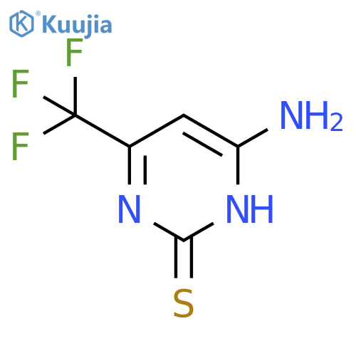 2(1H)-Pyrimidinethione, 6-amino-4-(trifluoromethyl)- structure