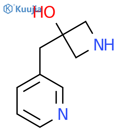 3-(pyridin-3-yl)methylazetidin-3-ol structure