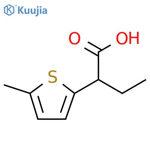 2-(5-methylthiophen-2-yl)butanoic acid structure