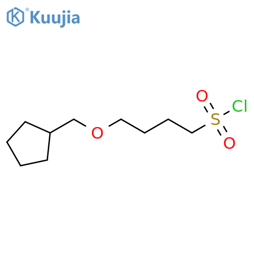 4-(Cyclopentylmethoxy)butane-1-sulfonyl chloride structure