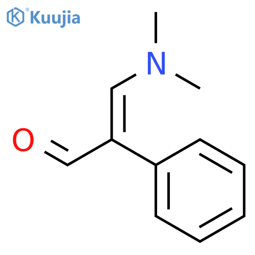 Benzeneacetaldehyde, a-[(dimethylamino)methylene]- structure
