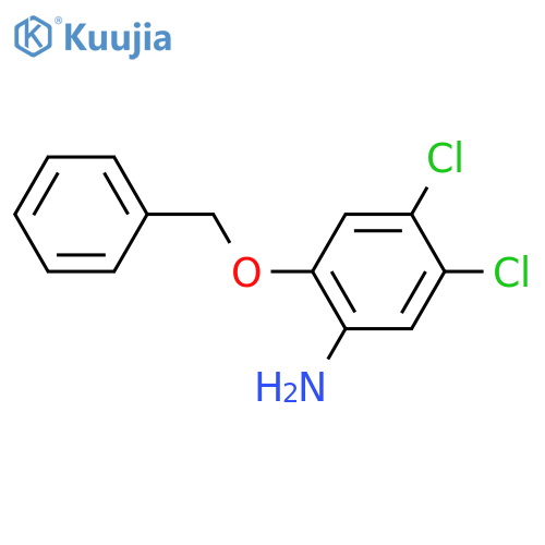 2-(Benzyloxy)-4,5-dichloroaniline structure
