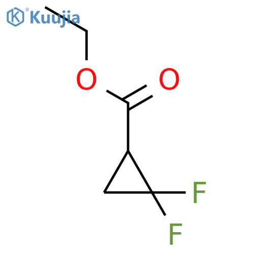 ethyl 2,2-difluorocyclopropane-1-carboxylate structure