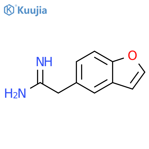 2-(1-benzofuran-5-yl)ethanimidamide structure