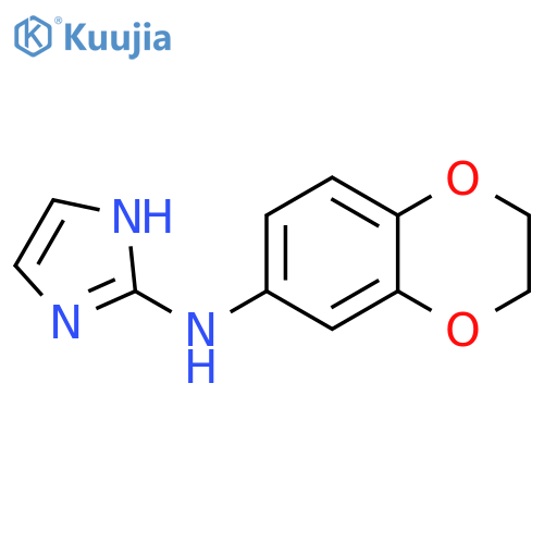 N-(2,3-DIHYDRO-1,4-BENZODIOXIN-6-YL)-1H-IMIDAZOL-2-AMINE structure