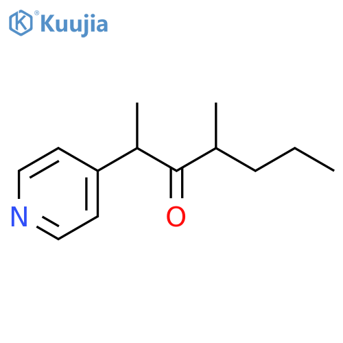 4-methyl-2-(pyridin-4-yl)heptan-3-one structure