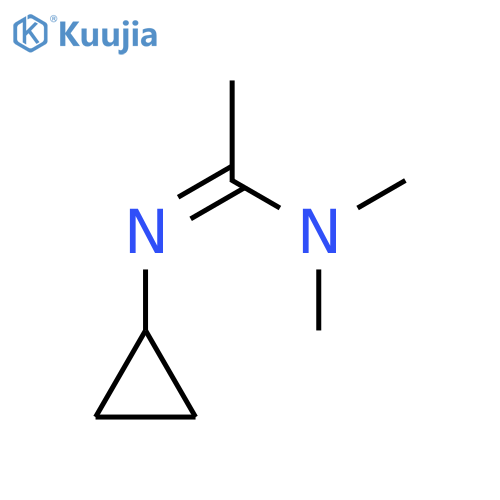 Ethanimidamide,N'-cyclopropyl-N,N-dimethyl- structure