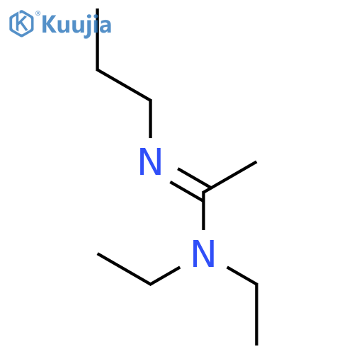 Ethanimidamide,N,N-diethyl-N'-propyl- structure