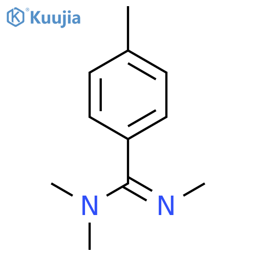 BENZENECARBOXIMIDAMIDE, N,N,N',4-TETRAMETHYL- structure