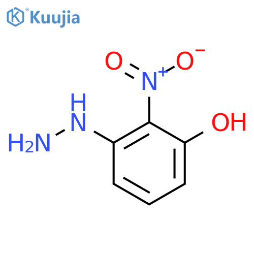 3-Hydroxy-2-nitrophenylhydrazine structure