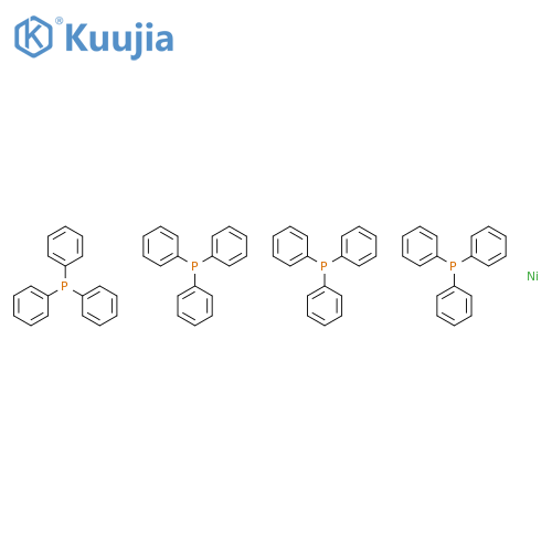 Tetrakis(triphenylphosphine)nickel structure