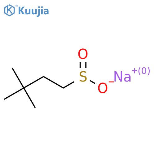 Sodium 3,3-dimethylbutane-1-sulfinate structure