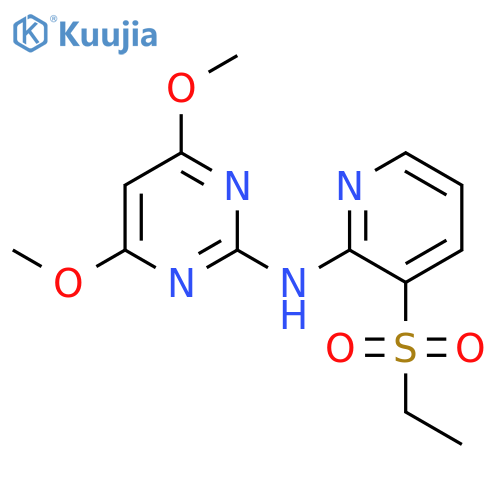 2-Pyrimidinamine,N-[3-(ethylsulfonyl)-2-pyridinyl]-4,6-dimethoxy- structure