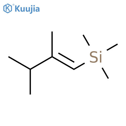 Silane, (2,3-dimethyl-1-butenyl)trimethyl- structure