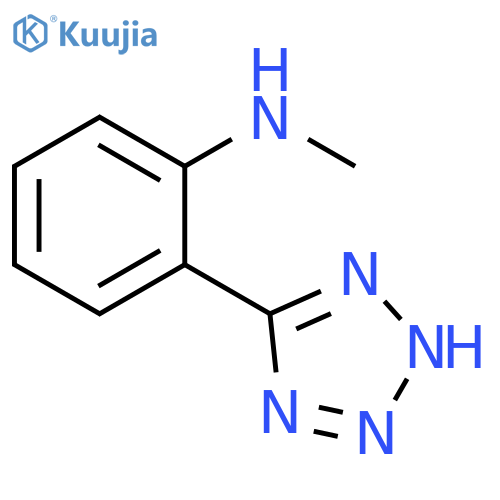 N-methyl-2-(1H-1,2,3,4-tetrazol-5-yl)aniline structure