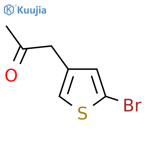 1-(5-bromothiophen-3-yl)propan-2-one structure