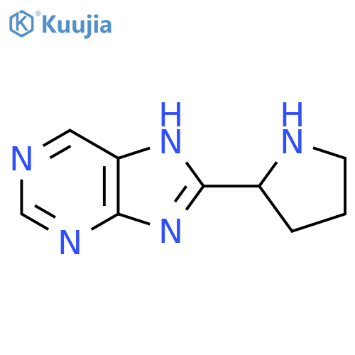 8-(Pyrrolidin-2-yl)-9H-purine structure