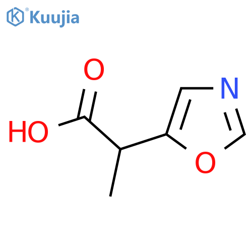 2-(1,3-oxazol-5-yl)propanoic acid structure