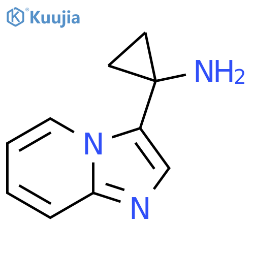 1-{imidazo1,2-apyridin-3-yl}cyclopropan-1-amine structure