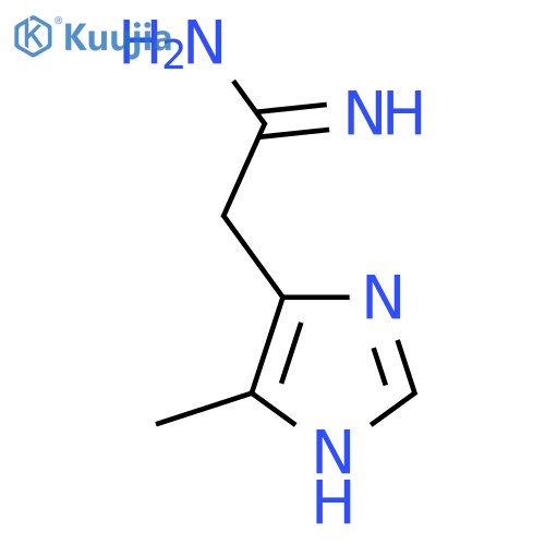2-(4-methyl-1H-imidazol-5-yl)ethanimidamide structure