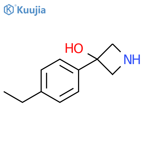 3-(4-ethylphenyl)azetidin-3-ol structure