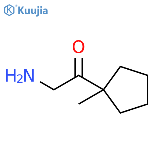 2-amino-1-(1-methylcyclopentyl)ethan-1-one structure