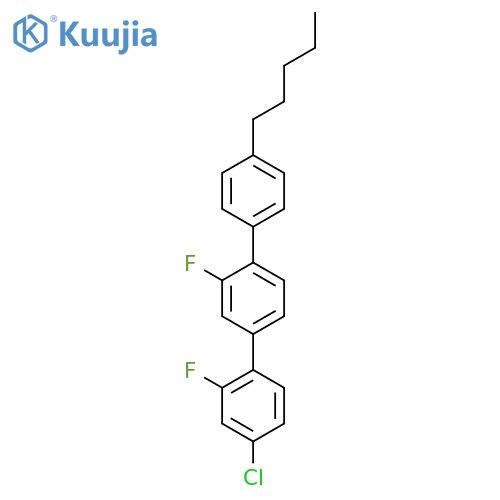 1,1':4',1''-Terphenyl, 4''-chloro-2',2''-difluoro-4-pentyl- structure