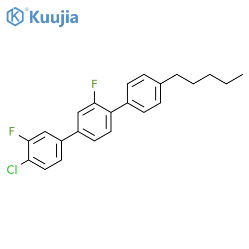 1,1':4',1''-Terphenyl, 4''-chloro-2',3''-difluoro-4-pentyl- structure