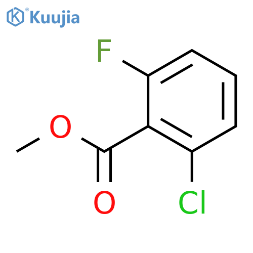 Methyl 2-chloro-6-fluorobenzoate structure