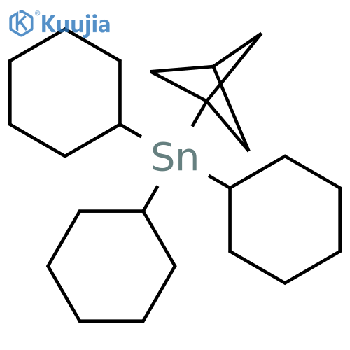Stannane, bicyclo[1.1.1]pent-1-yltricyclohexyl- structure