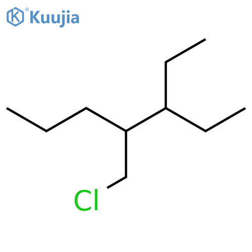 4-(Chloromethyl)-3-ethylheptane structure