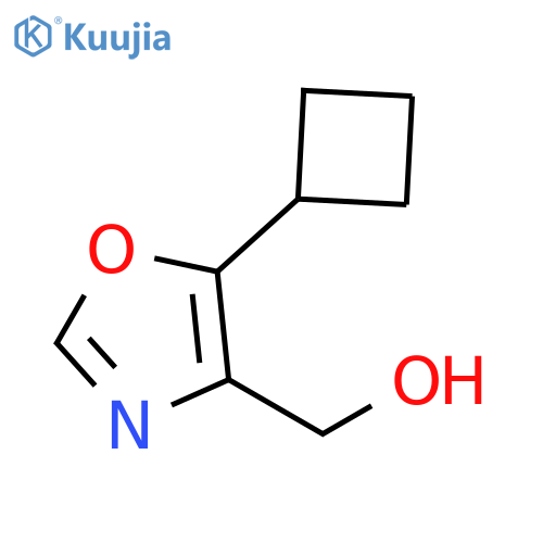 (5-CYCLOBUTYL-1,3-OXAZOL-4-YL)METHANOL structure