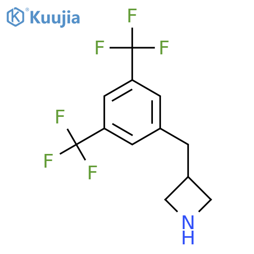 3-{3,5-bis(trifluoromethyl)phenylmethyl}azetidine structure