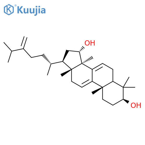Lanosta-7,9(11)-diene-3,15-diol,24-methylene-, (3b,15a)- (9CI) structure