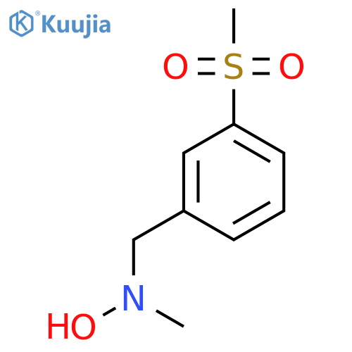 N-(3-methanesulfonylphenyl)methyl-N-methylhydroxylamine structure