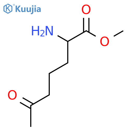 methyl 2-amino-6-oxoheptanoate structure