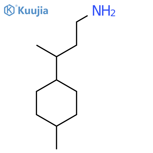 3-(4-methylcyclohexyl)butan-1-amine structure