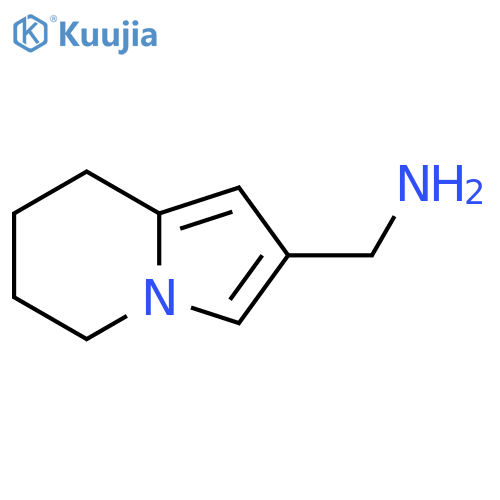 (5,6,7,8-Tetrahydroindolizin-2-yl)methanamine structure