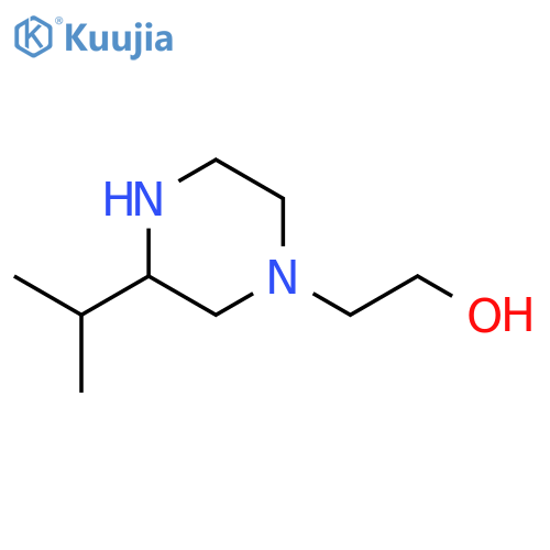 2-[3-(propan-2-yl)piperazin-1-yl]ethan-1-ol structure