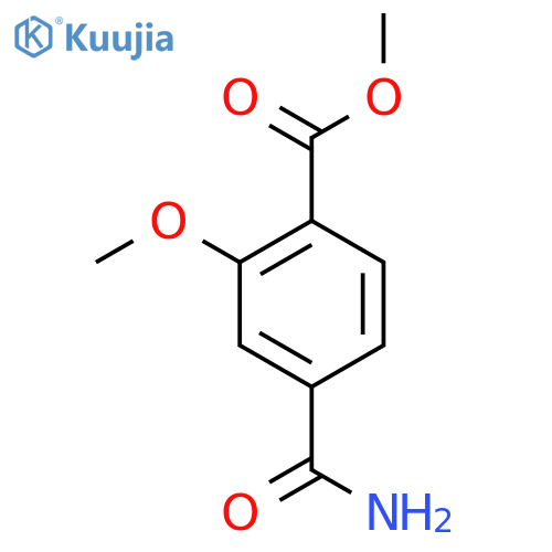 Methyl 4-carbamoyl-2-methoxybenzoate structure