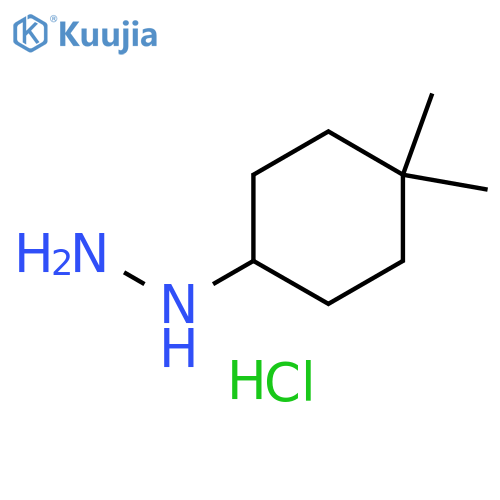 (4,4-dimethylcyclohexyl)hydrazine hydrochloride structure