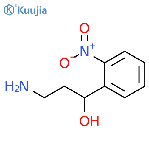 3-amino-1-(2-nitrophenyl)propan-1-ol structure