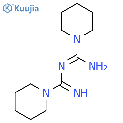 N'-(Piperidine-1-carboximidoyl)piperidine-1-carboximidamide structure