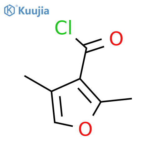 2,4-dimethyl-3-furoyl chloride structure